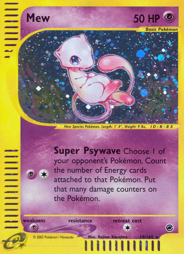 Mew Expedition Base Set card