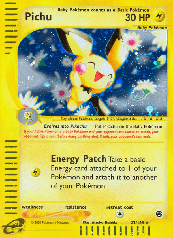 Pichu Expedition Base Set card