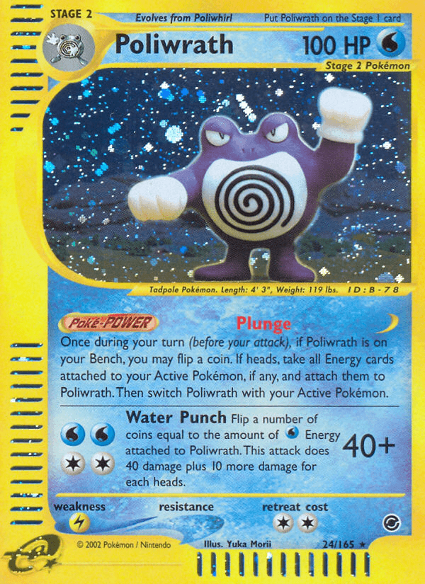 Poliwrath Expedition Base Set card