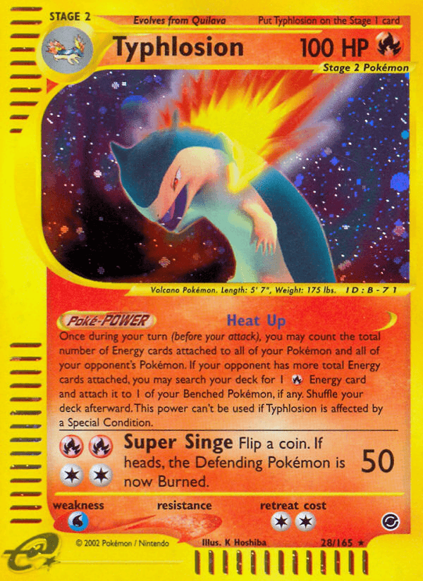 Typhlosion Expedition Base Set card