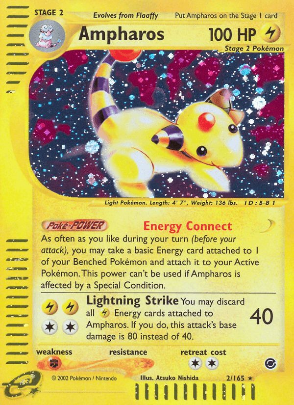 Ampharos Expedition Base Set card