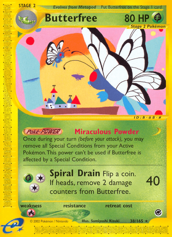 Butterfree Expedition Base Set card