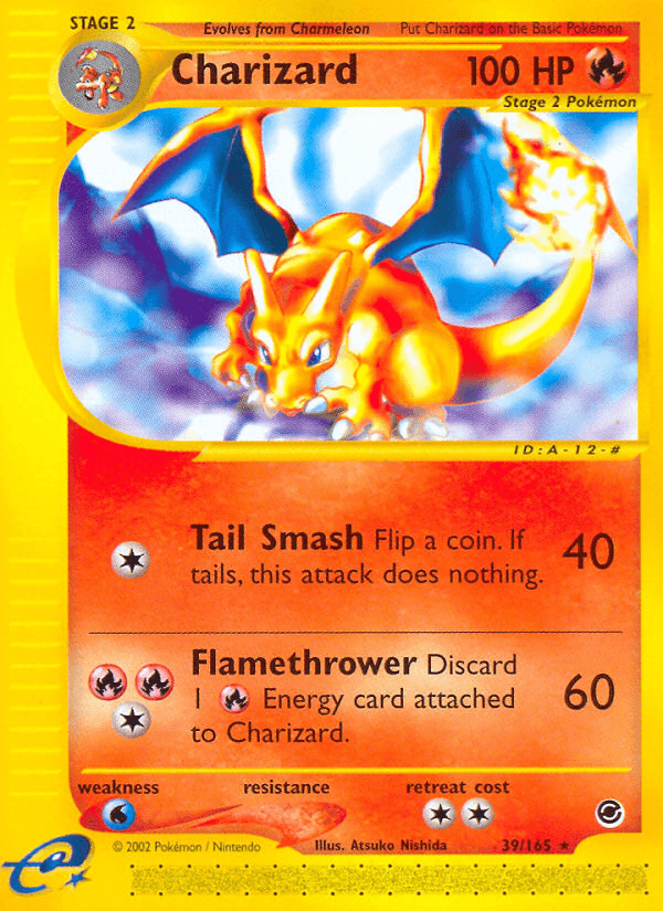Charizard Expedition Base Set card