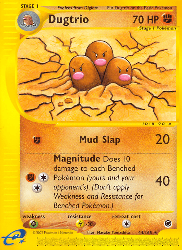 Dugtrio Expedition Base Set card