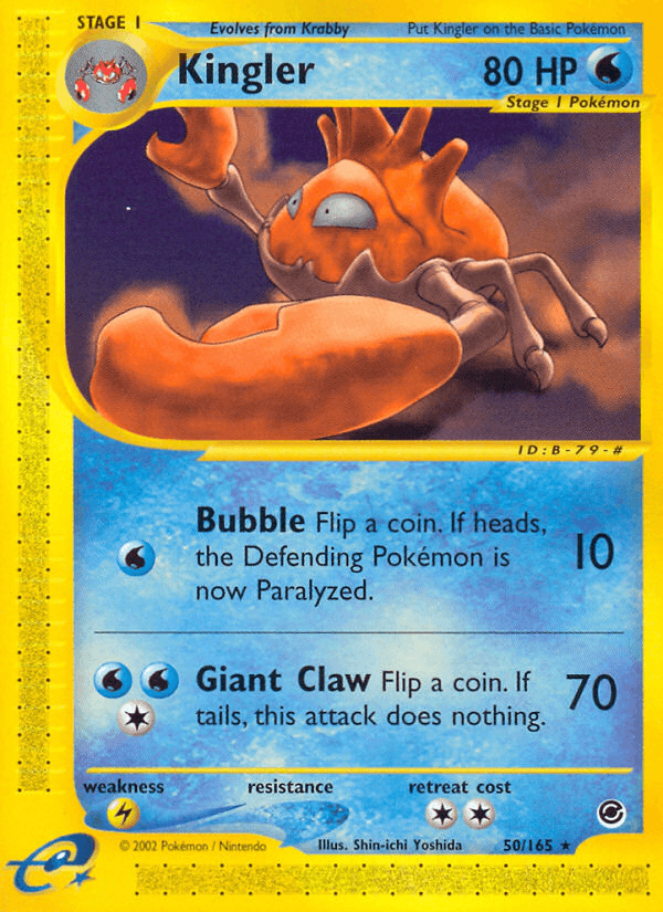 Kingler Expedition Base Set card