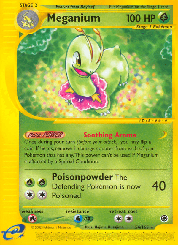Meganium Expedition Base Set card