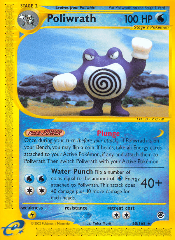 Poliwrath Expedition Base Set card