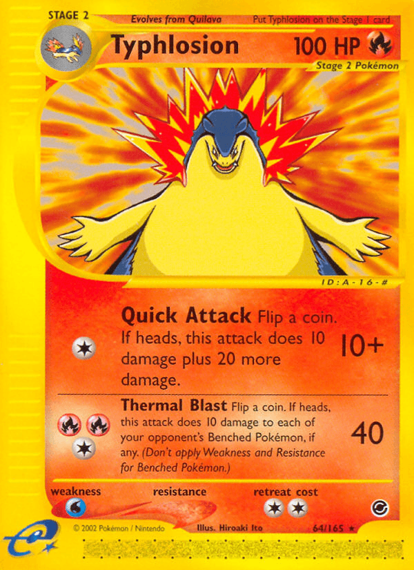 Typhlosion Expedition Base Set card