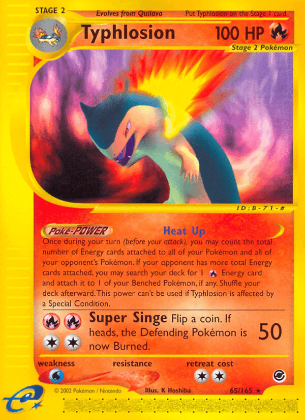 Typhlosion Expedition Base Set card