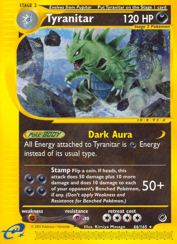 Tyranitar Expedition Base Set card