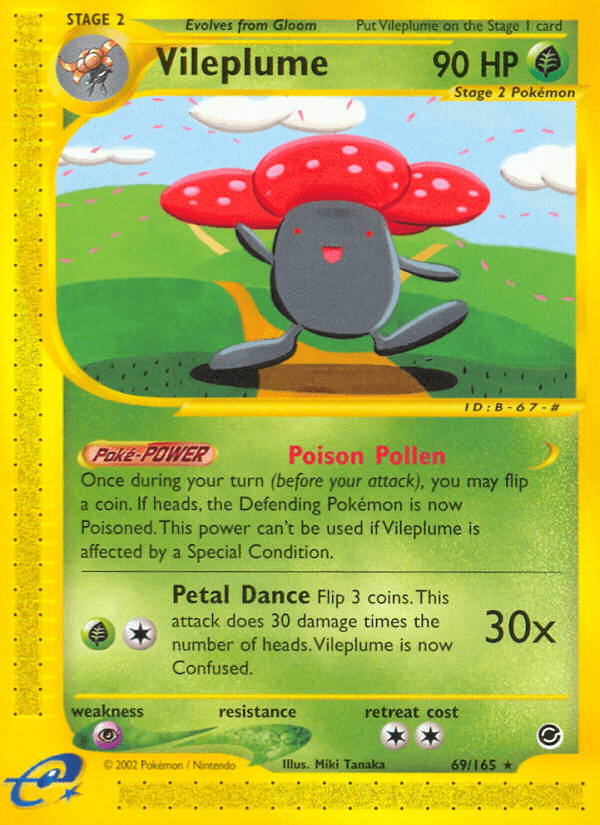 Vileplume Expedition Base Set card