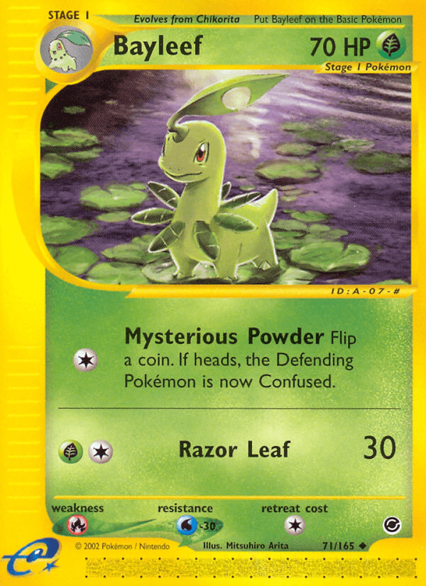 Bayleef Expedition Base Set card