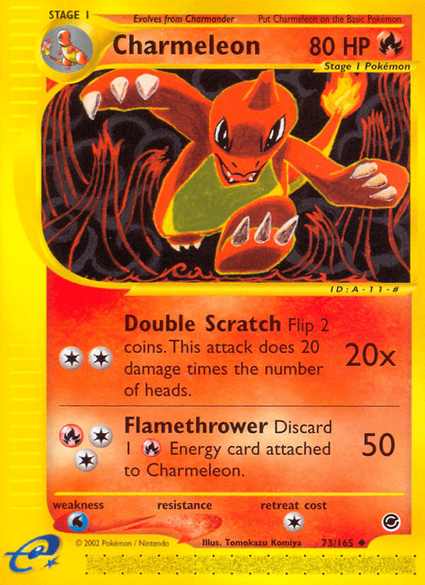 Charmeleon Expedition Base Set card