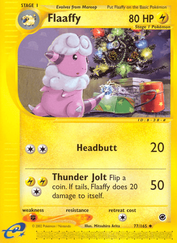 Flaaffy Expedition Base Set card