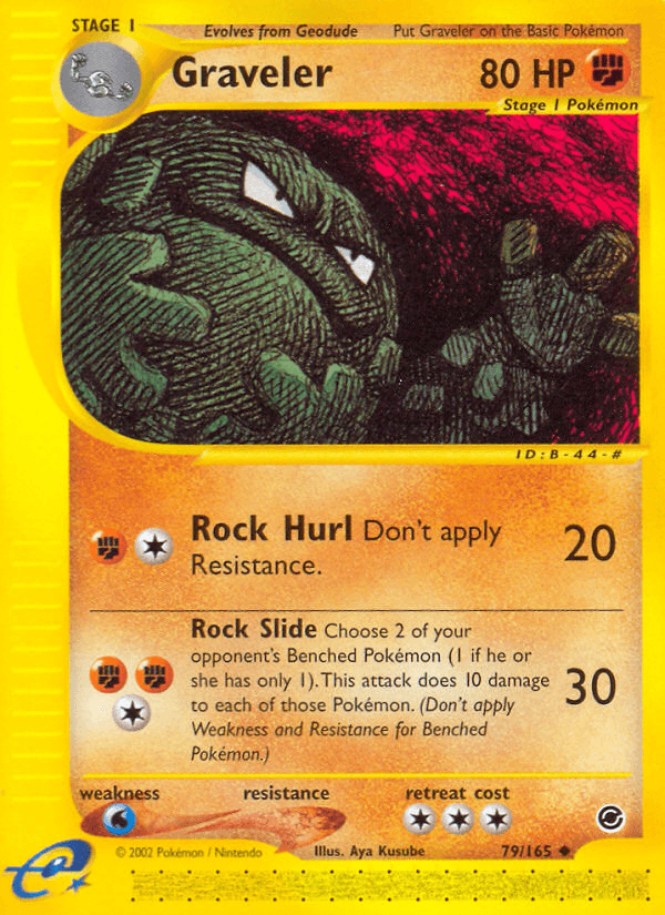 Graveler Expedition Base Set card