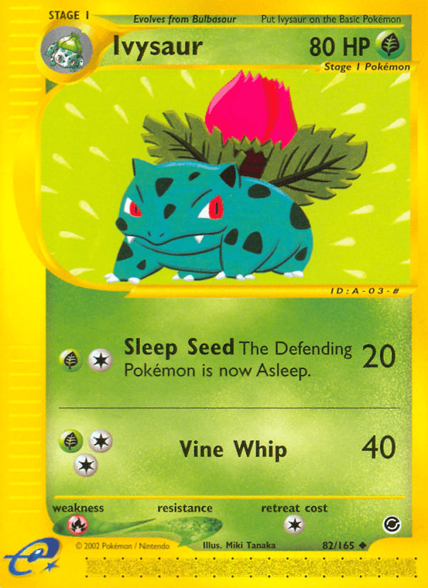 Ivysaur Expedition Base Set card