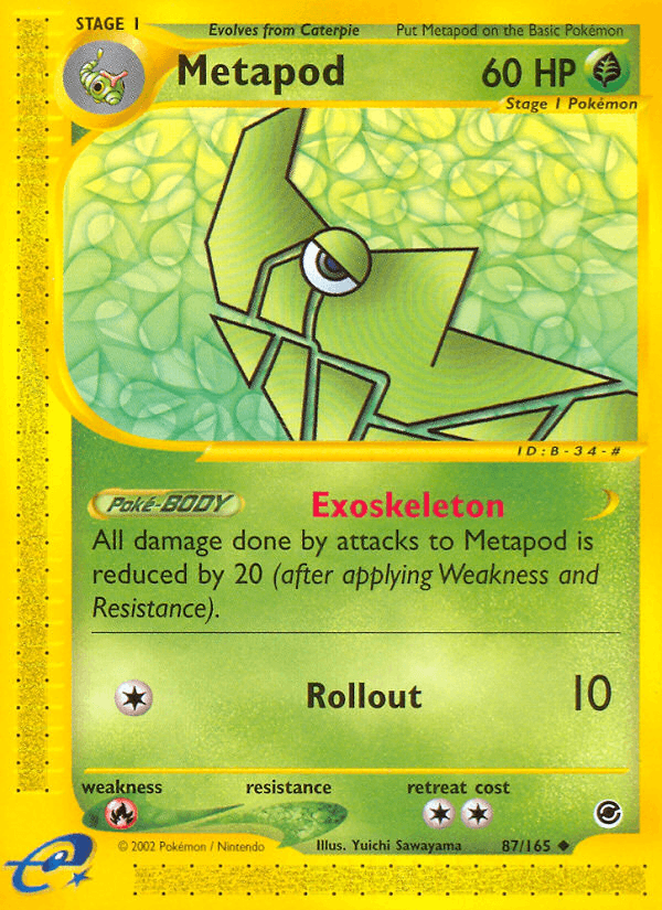 Metapod Expedition Base Set card