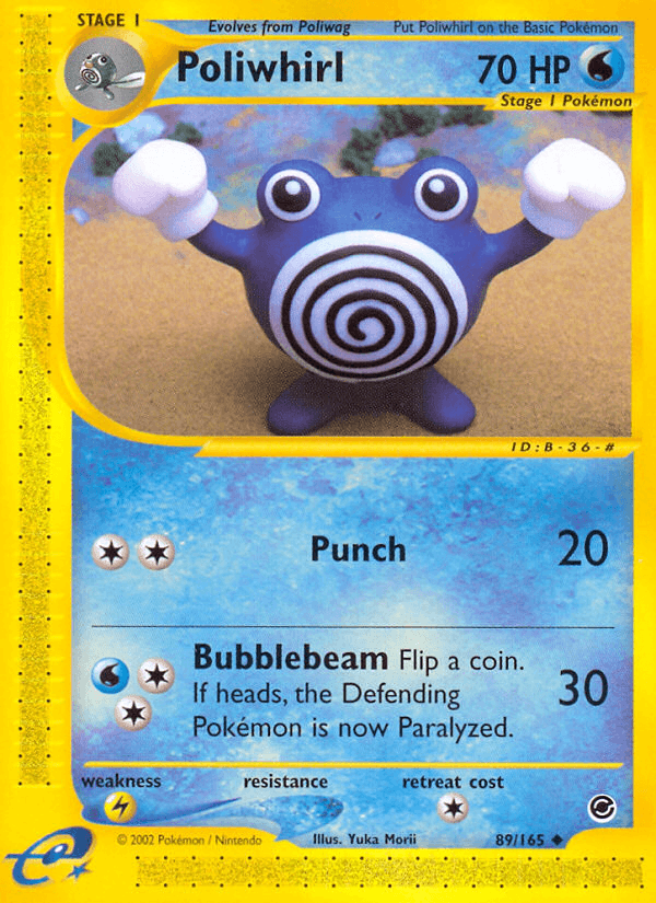 Poliwhirl Expedition Base Set card