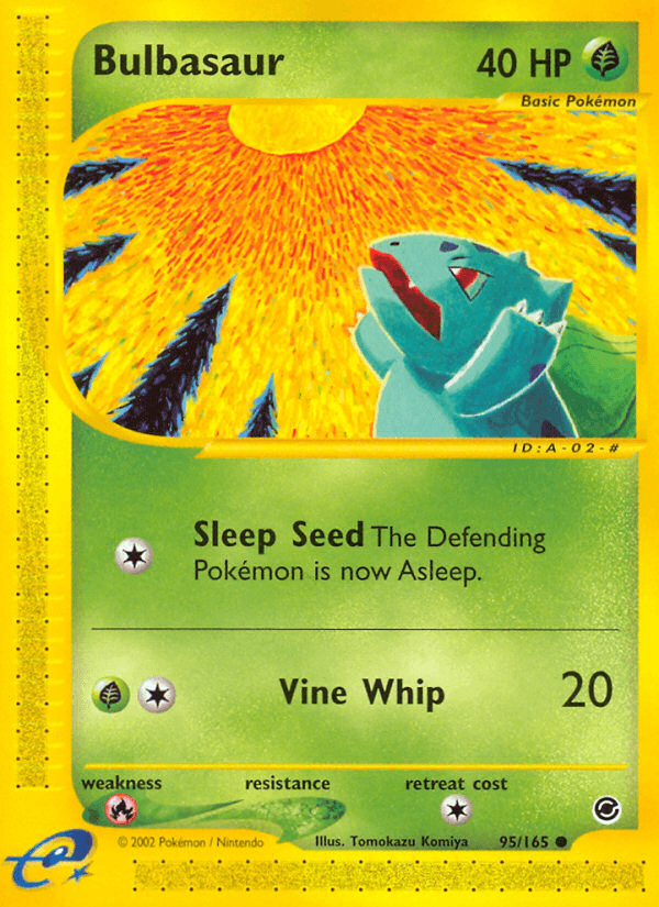 Bulbasaur Expedition Base Set card