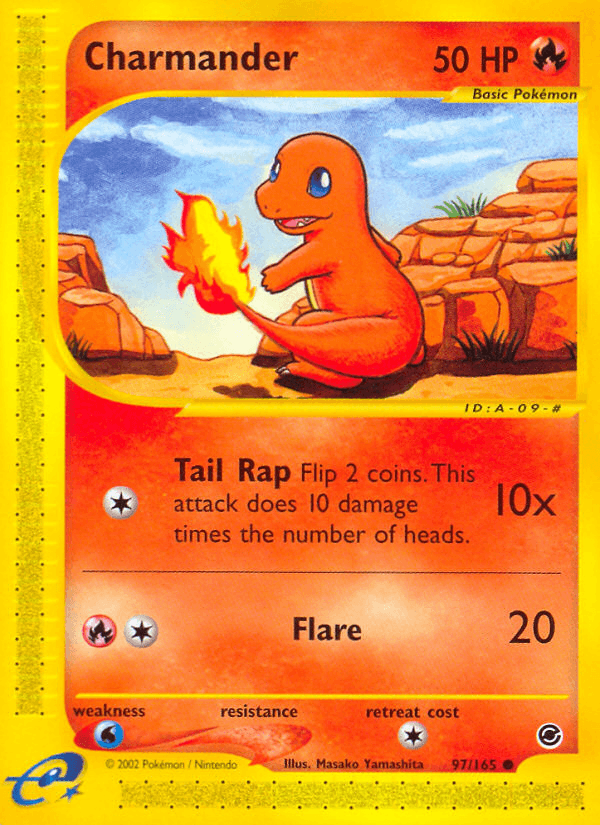 Charmander Expedition Base Set card