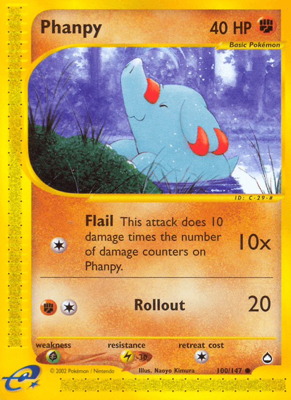 Phanpy Aquapolis card
