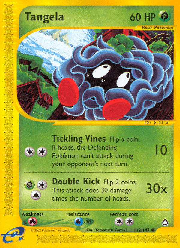 Tangela Aquapolis card