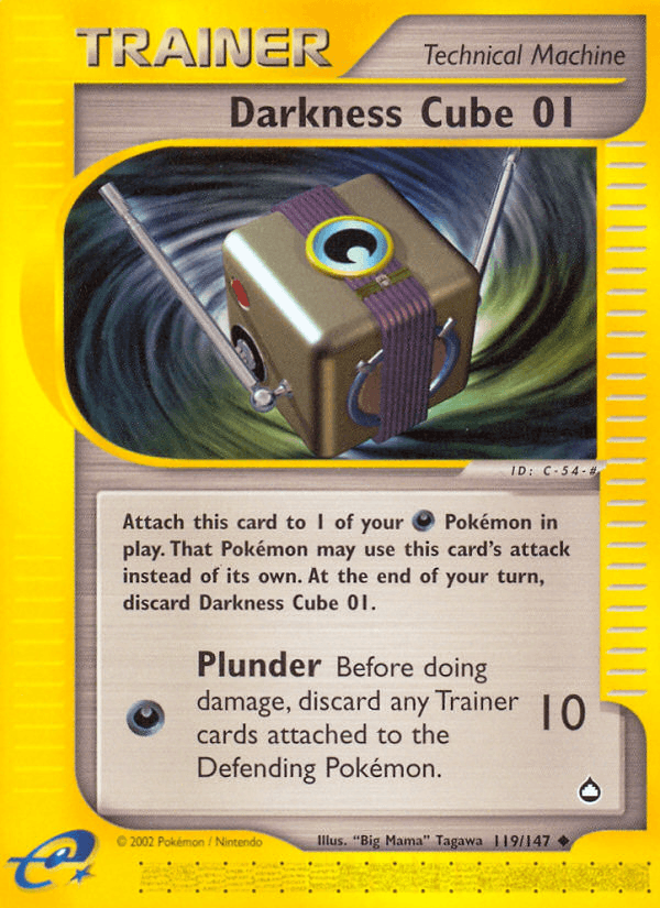 Darkness Cube 01 Aquapolis card