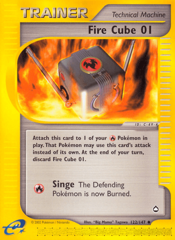 Fire Cube 01 Aquapolis card