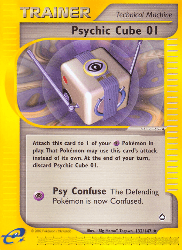 Psychic Cube 01 Aquapolis card