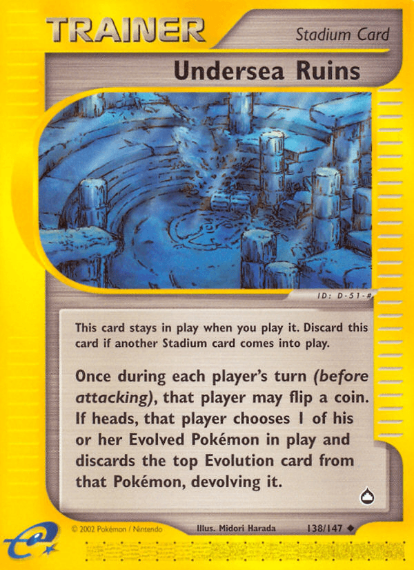 Undersea Ruins Aquapolis card