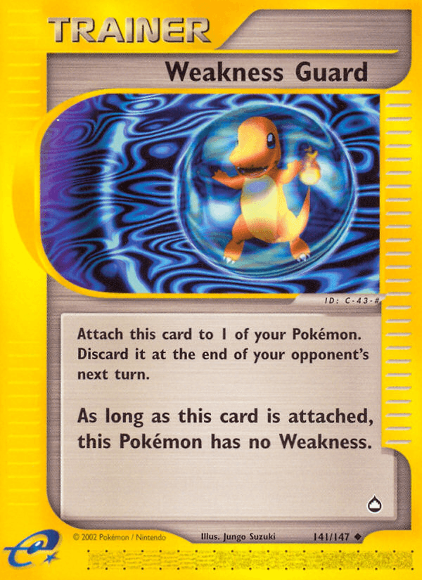 Weakness Guard Aquapolis card