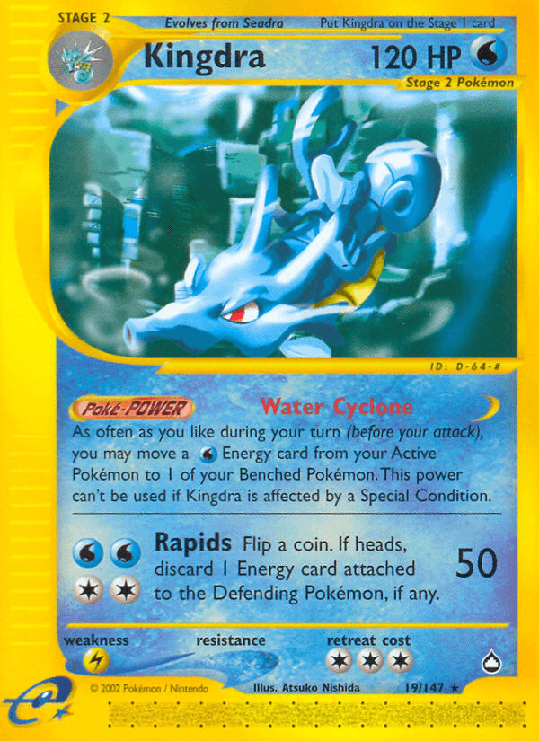 Kingdra Aquapolis card