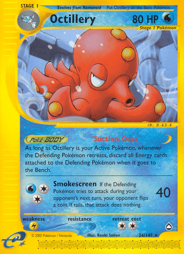 Octillery Aquapolis card