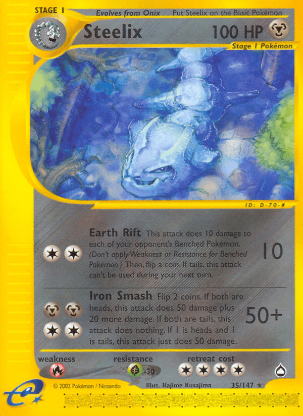 Steelix Aquapolis card