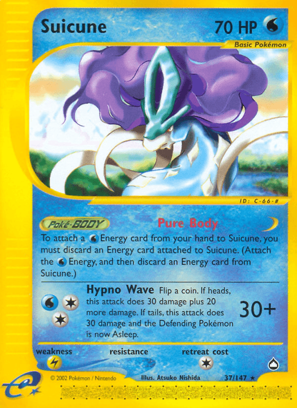 Suicune Aquapolis card