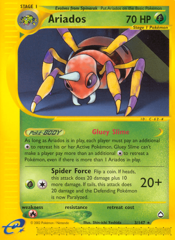 Ariados Aquapolis card