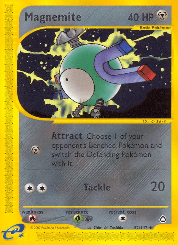 Magnemite Aquapolis card