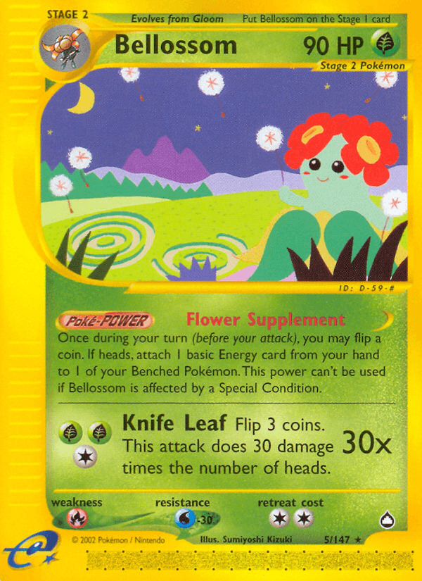 Bellossom Aquapolis card