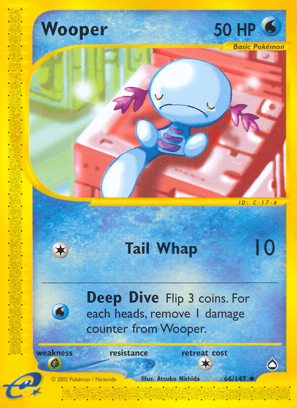 Wooper Aquapolis card