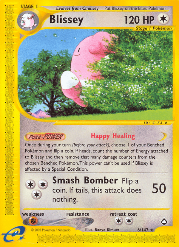Blissey Aquapolis card