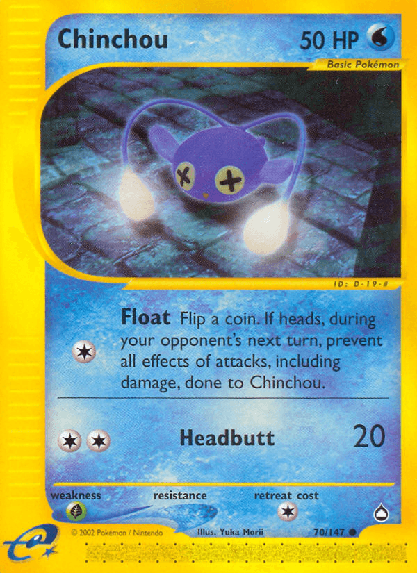 Chinchou Aquapolis card