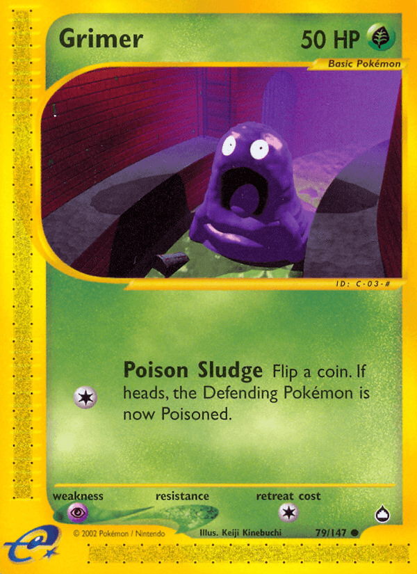 Grimer Aquapolis card
