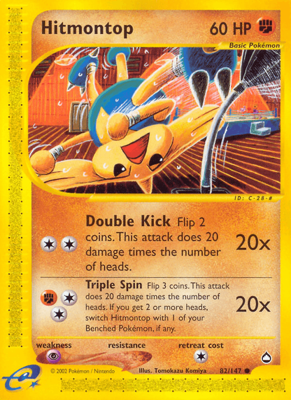 Hitmontop Aquapolis card
