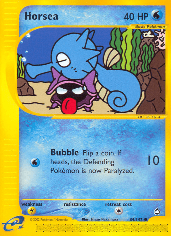 Horsea Aquapolis card