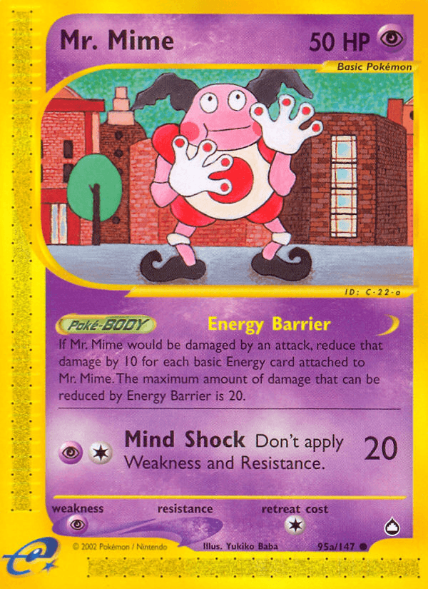 Mr. Mime Aquapolis card