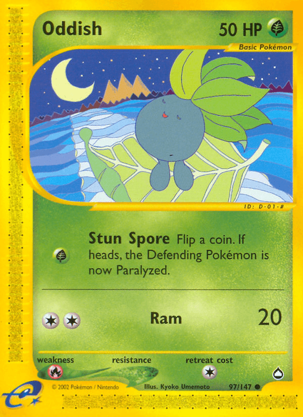Oddish Aquapolis card