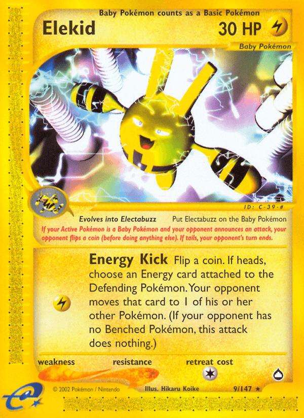 Elekid Aquapolis card