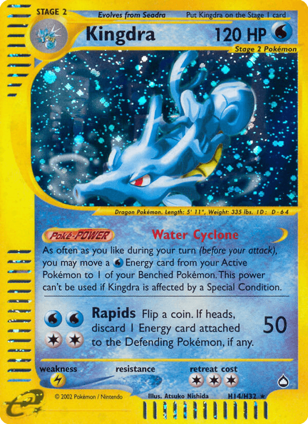 Kingdra Aquapolis card