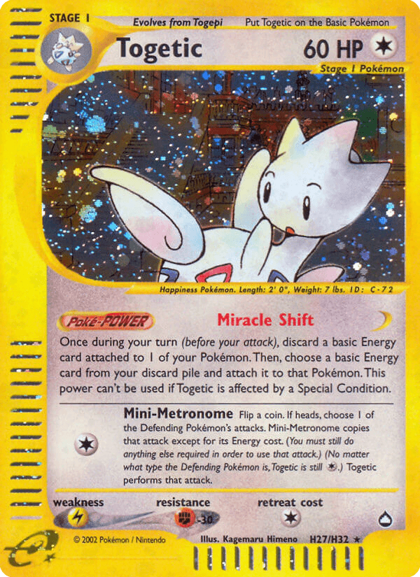 Togetic Aquapolis card