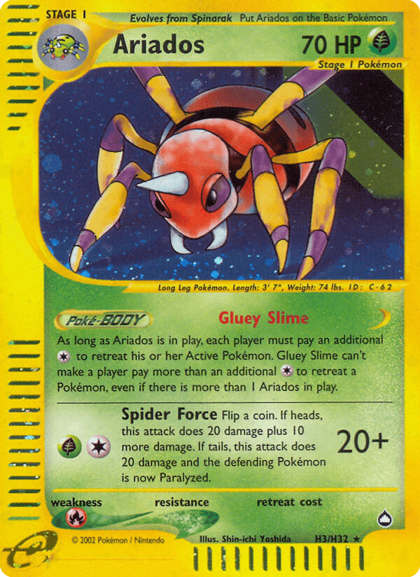 Ariados Aquapolis card